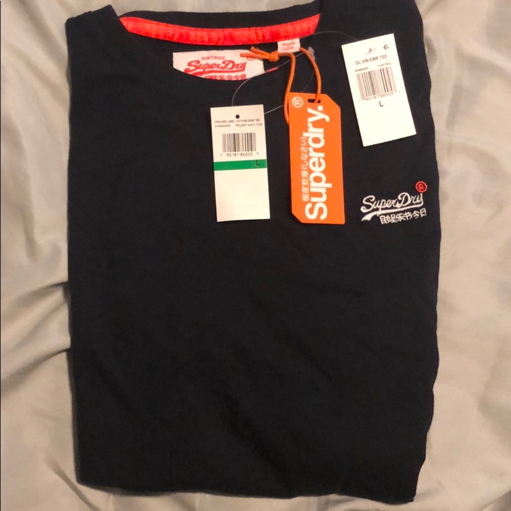 Brand new super dry shirt with tags